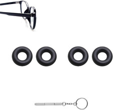 2 Pairs Glasses Grips Hinge Rings Tighteners Eyeglass Frame Grips Eyeglass Templ
