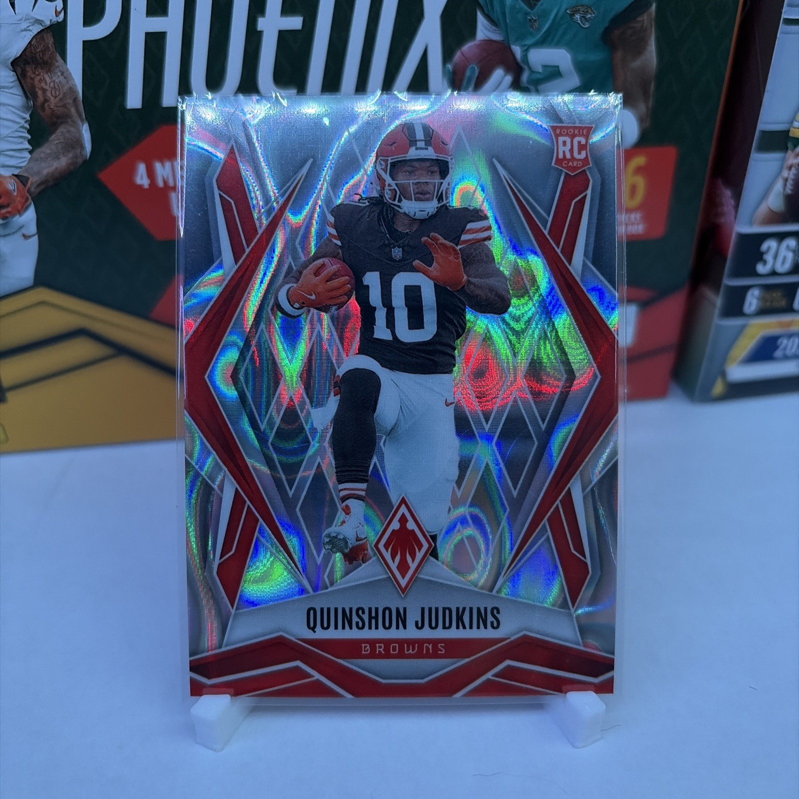 2025 Panini Phoenix 191 Quinshon Judkins Lava