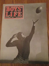 November 1941 Boy's Life Magazine WWII Boy Scout Football Quints