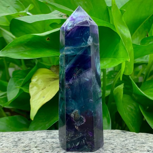 122G Natural colour Fluorite Crystal obelisk crystal wand healing stan - 第 10/15 張圖片