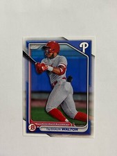 2024 Bowman Base Prospect #BP-113 TayShaun Walton  - Philadelphia Phillies