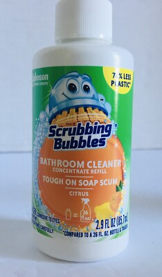 Scrubbing Bubbles Bathroom Cleaner Concentrate Refill Lot of 3
