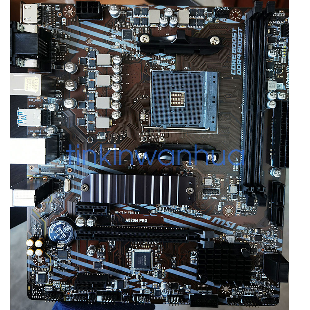 For MSI A520M PRO Socket AM4 DDR4 VGA+DP+HDMI 4×SATA3