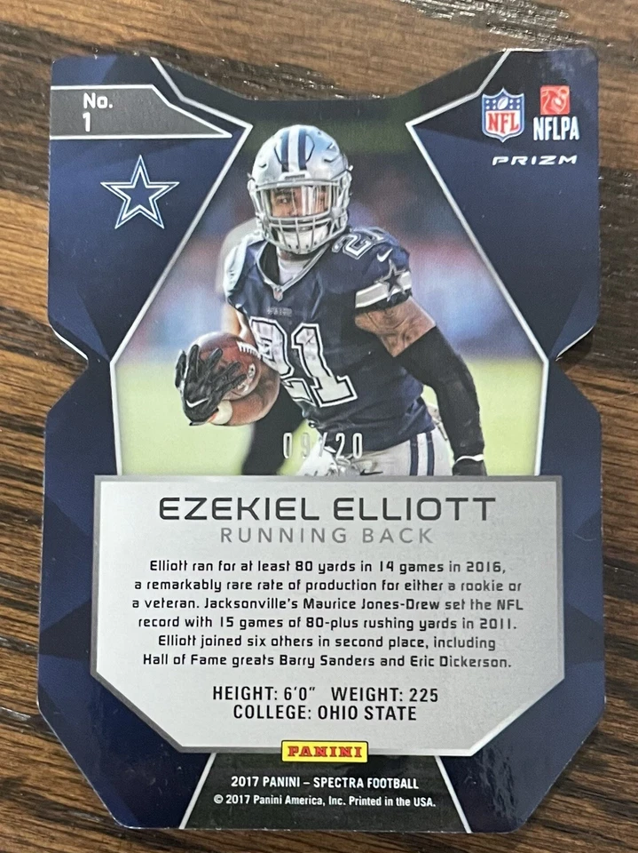 EZEKIEL ELLIOT SPECTRA GREEN CUT /25 2017 - Image 2 of 2