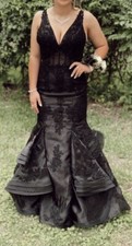 Rachel Allen Black Prom Dress