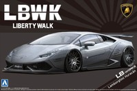 Lamborghini Huracan Lb Works Ver. 2 In 1:24 Model Kit Bausatz Aoshima 059906