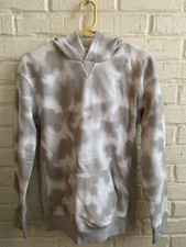 All in Motion Youth-Boys Hoodie Tie Dye Grey  White XL 16 