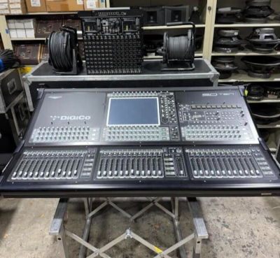 DIGICO SD10 CONSOLE W/ FIBER,OPTOCORE, SD RACK, 56X32