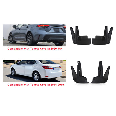Full Set Front & Rear Mudguard Mud Flap Splash Protector Kit For Toyota Corolla