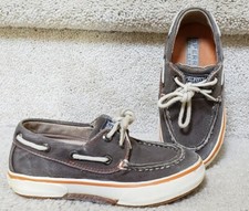 Sperry Top-Sider Boys Classic Sperry Brown Boat Shoe SZ 10