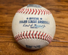 J.D. Davis Giants Game Used SINGLE Baseball 8/2/2023 vs Diamondbacks Hit #422