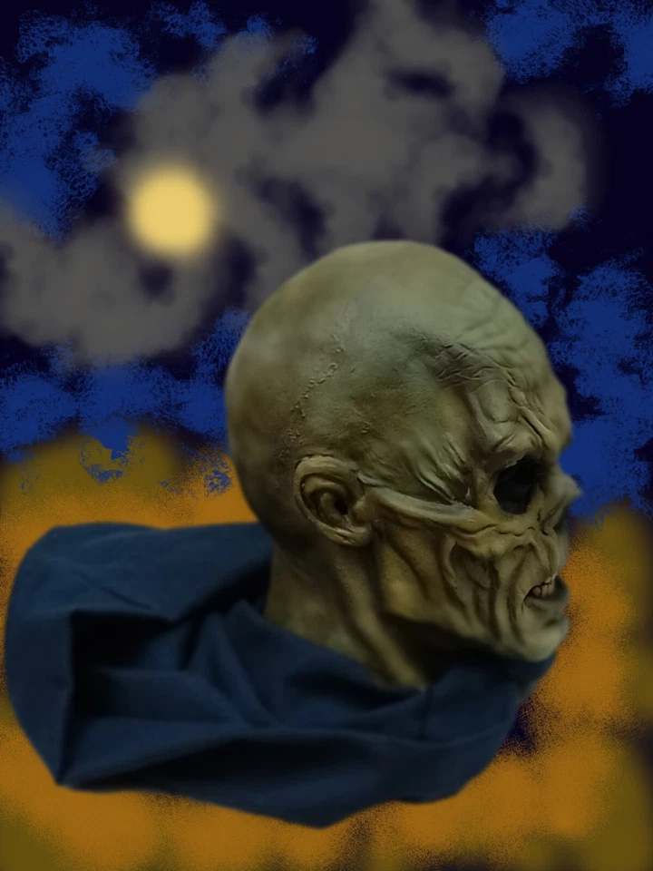 Classic Skeletor MOTU Style Frank Langella Latex Mask Handmade. - Image 4 of 4