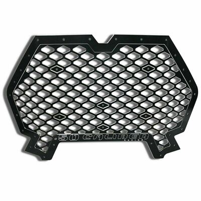 BLACK 2019+ XP1000 Billet Aluminum Grill w/ Bumper Notch USA Made RZR XP Turbo S