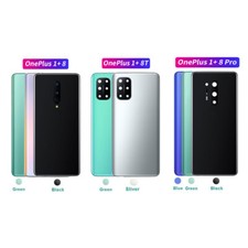 Back Door For OnePlus 8 / 8T / 8 Pro Glass Battery Back Cover With Camera Lens