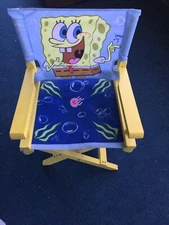 2006 Viacom  SpongeBob SquarePants  Childs Wood Foldup Chair