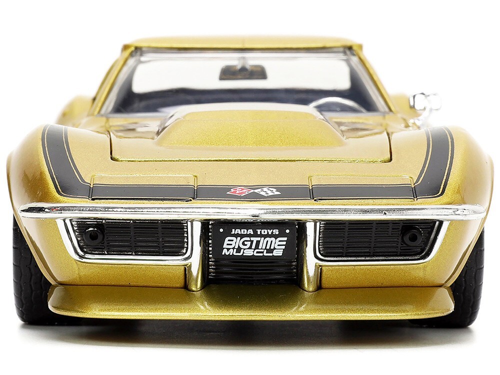 1969 CHEVROLET CORVETTE STINGRAY ZL-1 GOLD 1/24 DIECAST