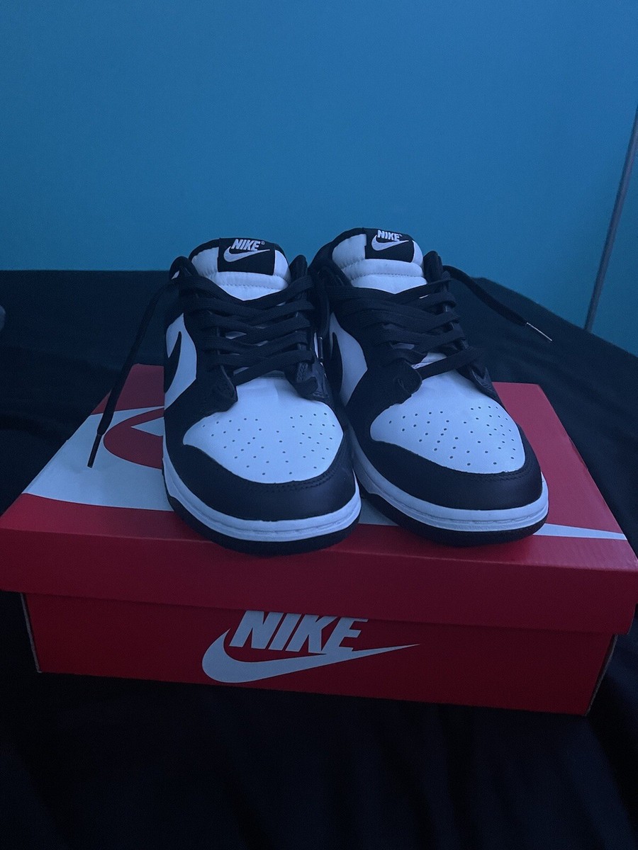 Size 10.5 - Nike Dunk Low Black White | eBay