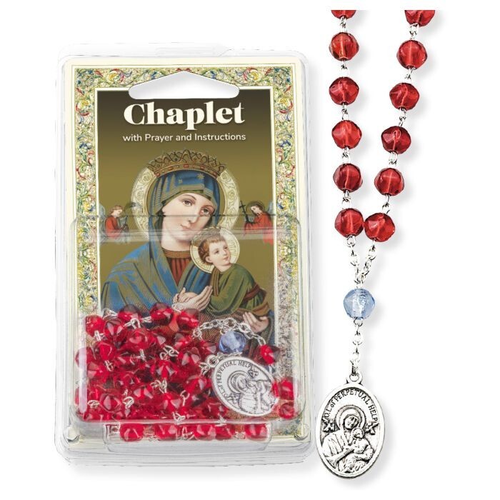 Our Lady of Perpetual Help Chaplet with Holy Card CH-025X | eBay