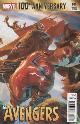 AVENGERS #1 ~ 100TH ANNIVERSARY ONE-SHOT (2014) ALEX LOZANO VARIANT ~ UNREAD NM