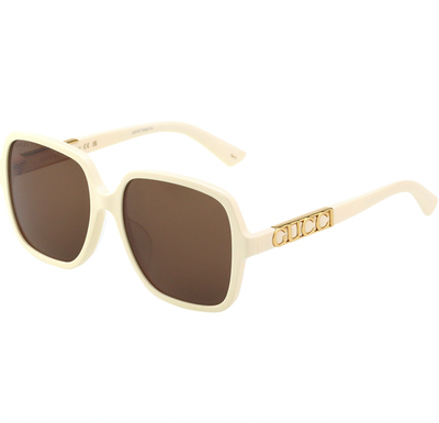Gucci Women\'s GG1189SA-005 Ivory Gold
Square Sunglasses Gucci GG1189SA - 005 Ivory | Sunglasses Woman main image 3
