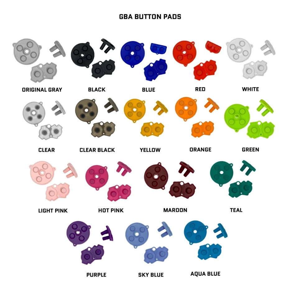 Nintendo Game Boy Advance GBA V2 IPS LCD Kit Housing Shell CLEAR ORANGE PRE-CUT - Image 4 of 4