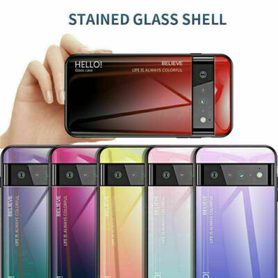 Case For Google Pixel 6 / 6 Pro Tempered Glass Shockproof Slim Phone Case Cover