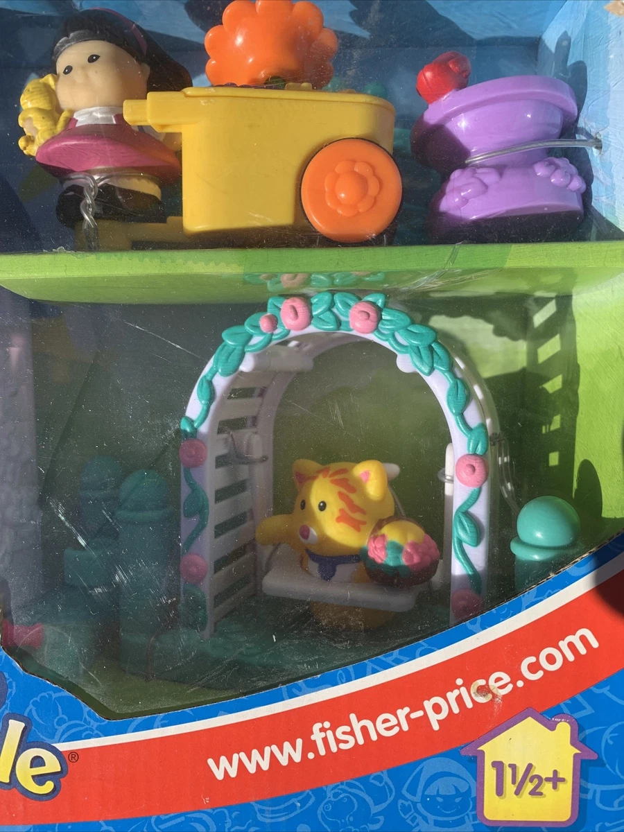 FISHER PRICE LITTLE PEOPLE GARDEN HOUSE TEA PARTY PLAY SET 100