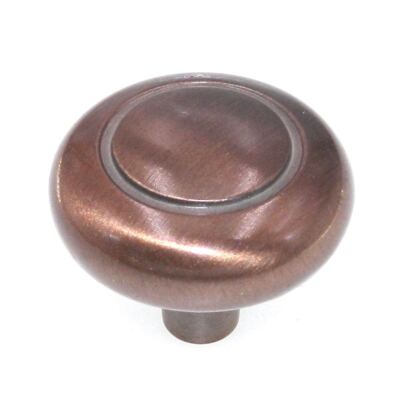 Hickory Hardware Eclipse Satin Bronze 1 1/4'' Ringed Cabinet Knob P209-SBZ