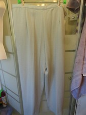 Ladies Vintage Cadet Blue Alfred Dunner Side Zip Pants - SZ 18