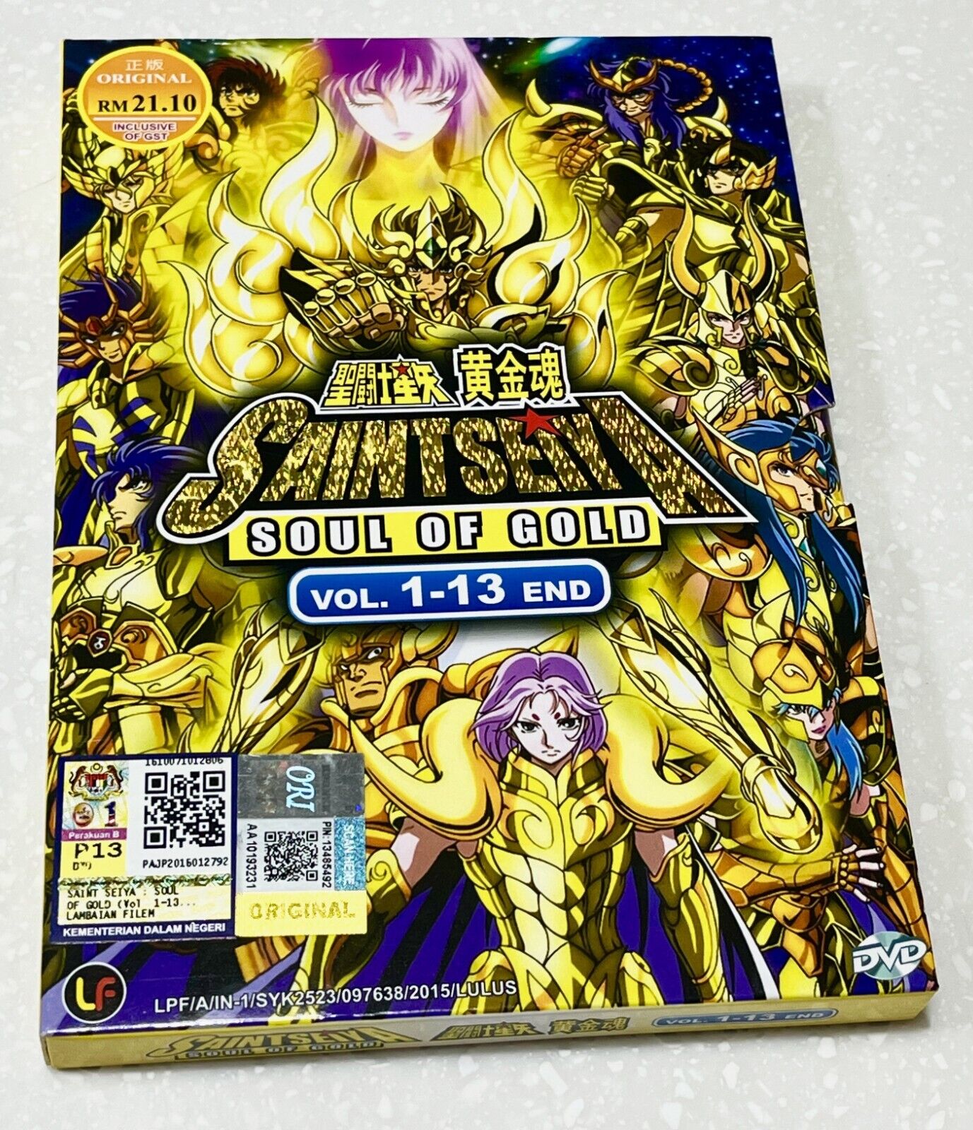 Saint Seiya: Soul of Gold (VOL.1 - 13 End) ~ All Region ~ Brand New ~ Anime  DVD