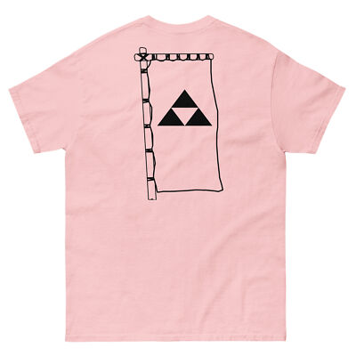 Hojo Clan mon short sleeve t-shirt Japan Sengoku Jidai samurai sashimono