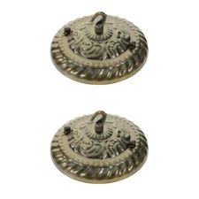 Set of 2 Light Fixture Mounting Plate Retro Lamp Cover Accessories