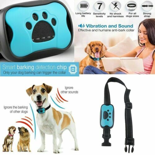 Automatic Stop Barking Rechargeable Anti Bark Dog Training Collar Sound Vibrate - Picture 141 of 181
