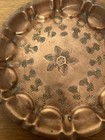 Vintage Fluted Copper Tray Dish Impressed Design United Arab Republic — photo 2