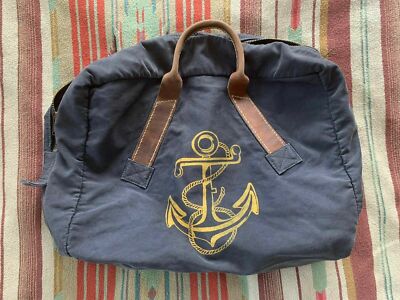 Rare Vintage RRL Double Ralph Lauren Nautical Duffle Hand Bag 