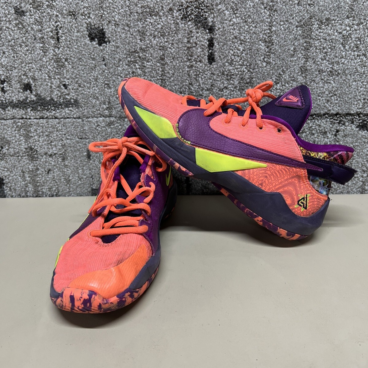 Nike Zoom Freak 2 Bright Mango Shoes - 7 Youth - CW3162-800 | eBay