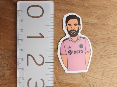  LIONEL MESSI STICKER Inter Miami Sticker Lionel Messi Decal Argentina Soccer