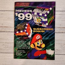 Nintendo Power Subscriber Bonus Vintage 1999 "Previews Codes  Tips for 1998"