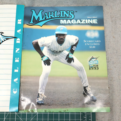 1993 Florida Marlins Magazines & 1994 Team Calendar - Picture 3 of 7