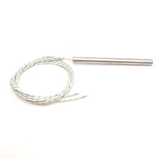 Nexthermal NT37437 Cartridge Heater, 110V 280W, ø10 x 128 mm, 1m Fiberglass Lead