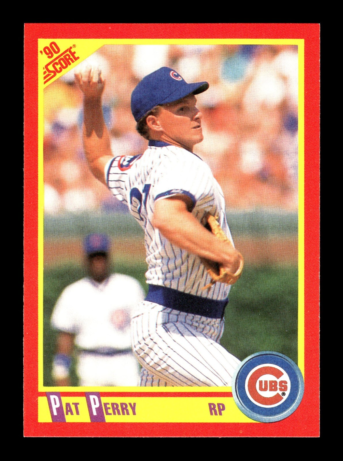PAT PERRY ⚾ 1990 Score Baseball #436 Chicago Cubs