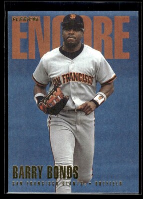 バーリーボンズ 1996 Fleer Encore Barry Bonds San Francisco Giants | eBay