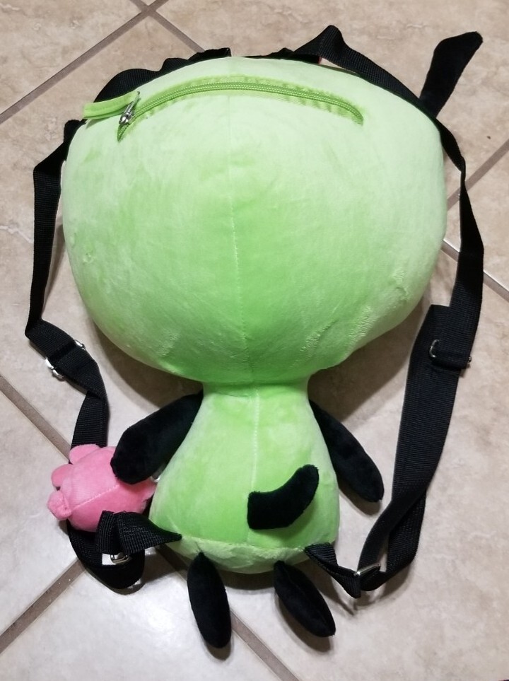 Nickelodeon Invader Zim Gir With Piggy 15 Inch Plush Backpack | eBay