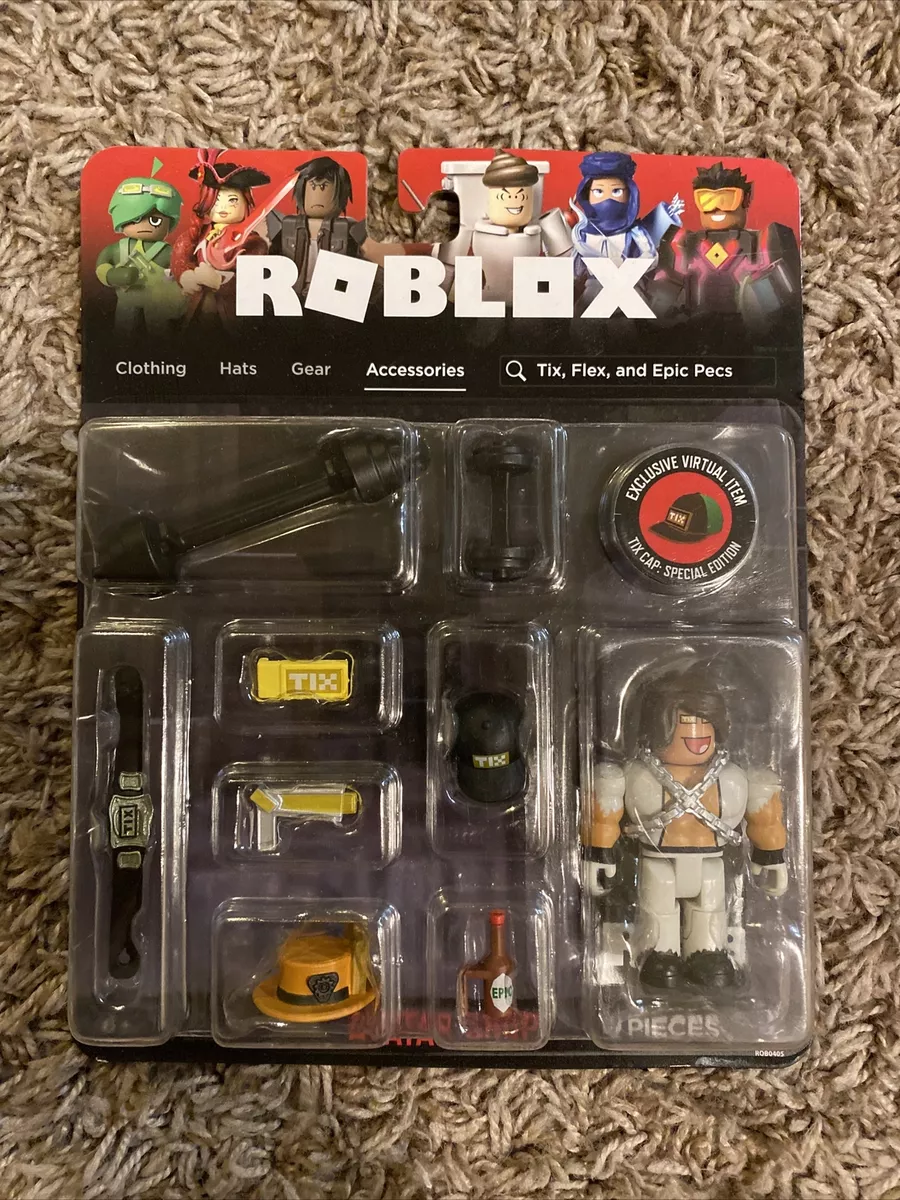 Roblox Avatar Shop Series Collection - Tix Flex and Epic Pecs Figure Pack  [In