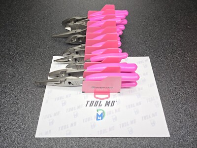 Snap-on Tools USA NEW PINK 10pc Plier & Cutter Set w/Tray LN47ACF 