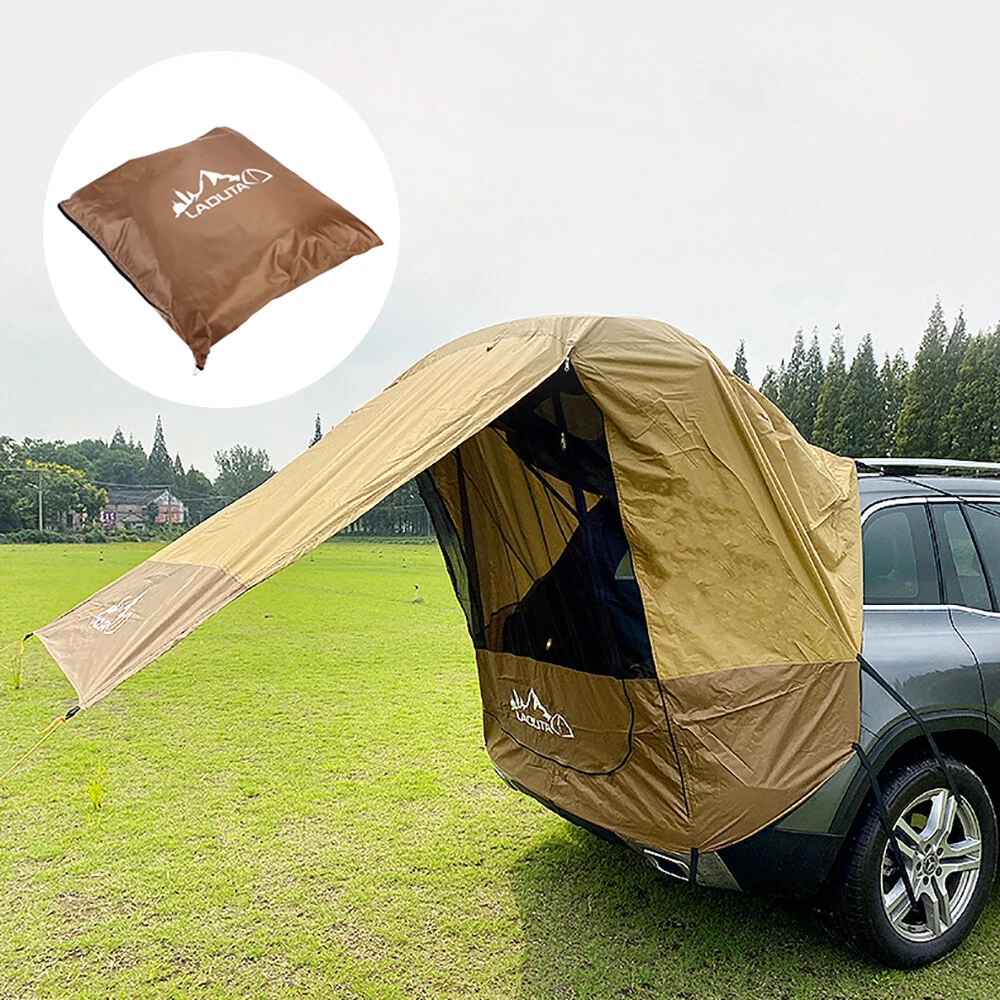 Portable Camping Car SUV Trunk Rear Tent Sun Shelter Rainproof Hatchback Tent US