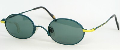 ESCHENBACH TITANflex 3713 40 GREEN YELLOW W/ GREEN LENS SUNGLASSES 42-19-130mm