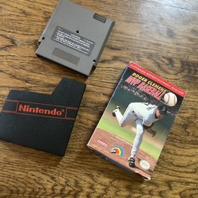 ROGER CLEMENS MVP BASEBALL NINTENDO NES CIB  W Box and Sleeve Manual Nintendo