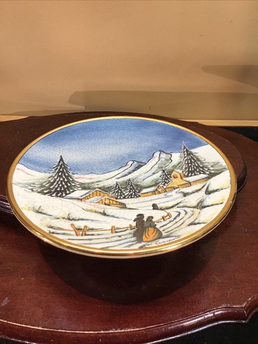 Vintage 1977 Tiziano Veneto Flair Teller sehr selten handgefertigt in Italien - Bild 5 von 6