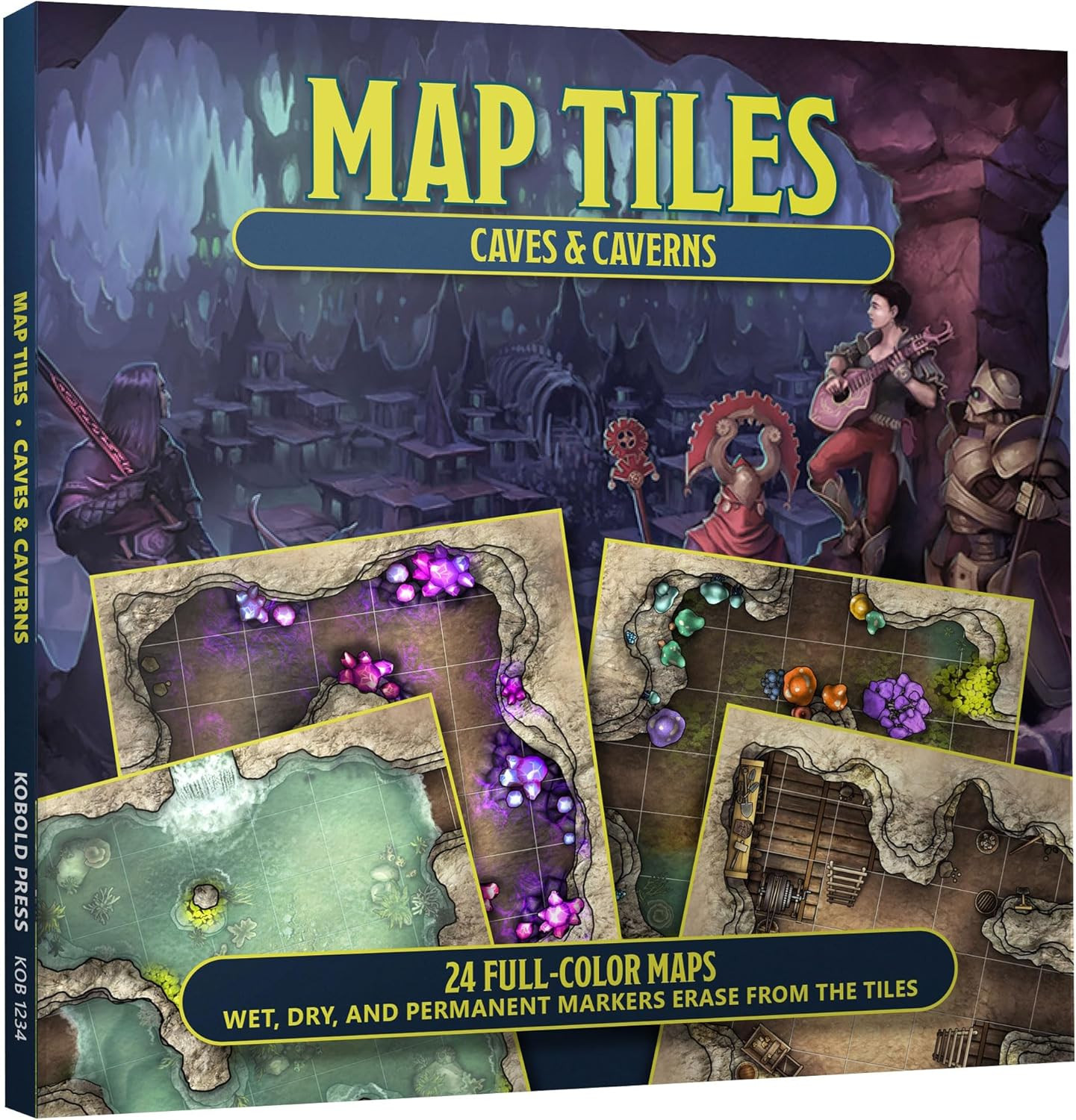 Kobold Press: Фрагменты карты: Пещеры и каверны